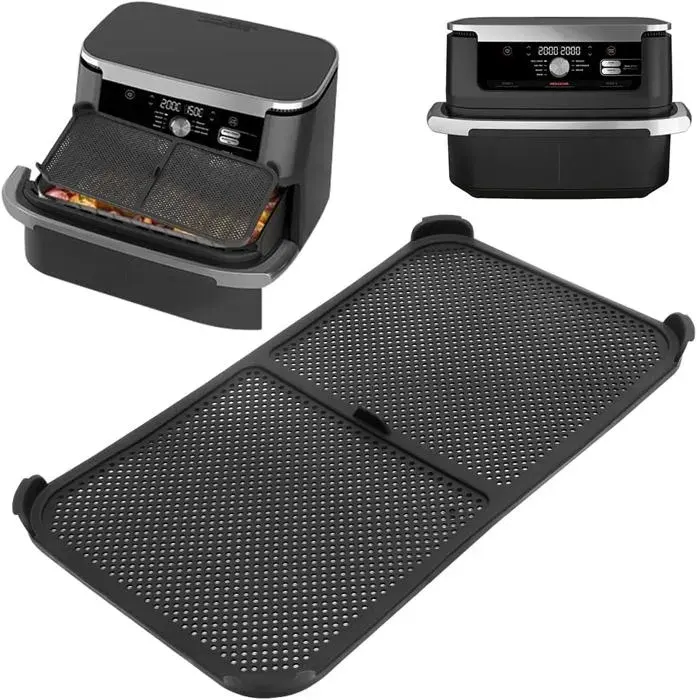 Protection Anti-Éclaboussures - YSFMODE - Friteuse à Air Chaud - Acier Inoxydable - Silicone - Durable
