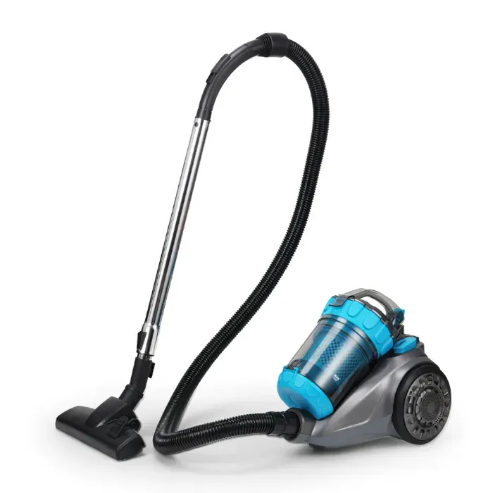 PRUMYA Aspirateur sans sac - 2 L/700W - Filtration en six étapes - Aspiration 17 kPa - Silencieux - aux sols/tapis/canapés/poils
