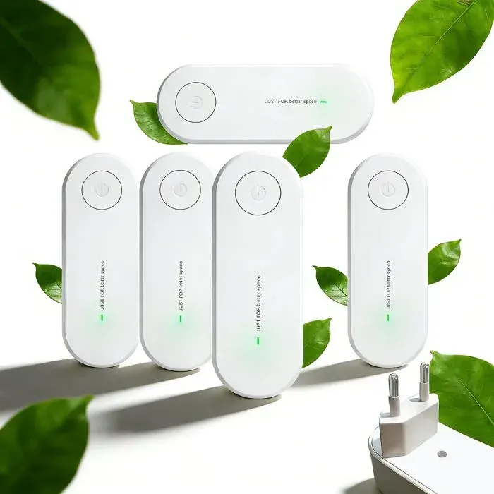 Purificateur air ionique - 1 pièce Ultra-silencieux 2026 - Élimine odeurs particules - Pour cuisine salon chambre Dupcheliry