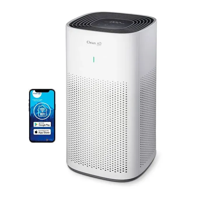 Purificateur d’air HEPA UV et ioniseur intelligent CA-507 Smart - Convient aux pièces jusquà 70 m² / 175 m³ - Filtre TRUE HEPA (H
