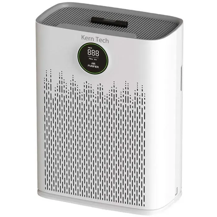 Purificateur d’air - Kern Tech - Purificateur d’air affichage numérique et faible niveau sonore 3vitesses minuterie idéal domestique — coloris Blanc
