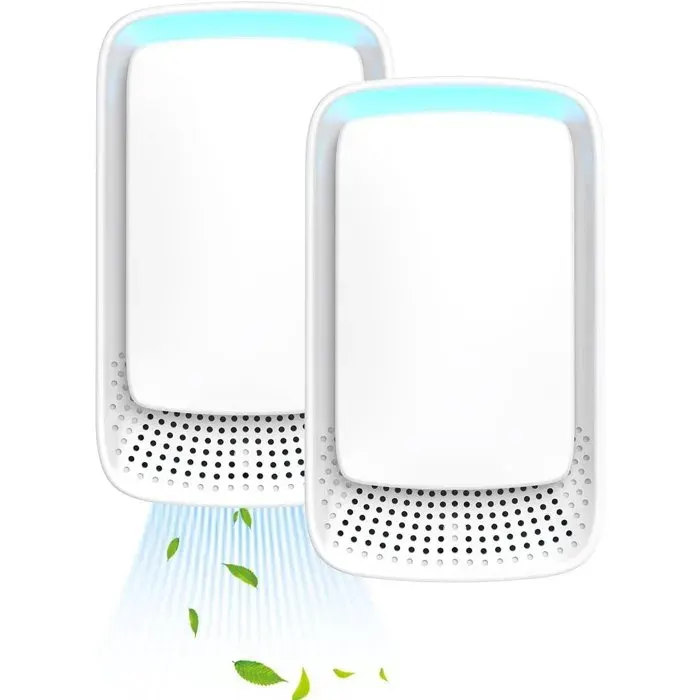 Purificateur dair à brancher - Technologie à ions négatifs - Fonctionnement silencieux pour usage domestique - Purificateur dair