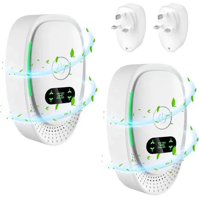 Purificateur dair à ions négatifs enfichables (lot de 4) - Mini générateur dions négatifs portable pour la maison désodorisant