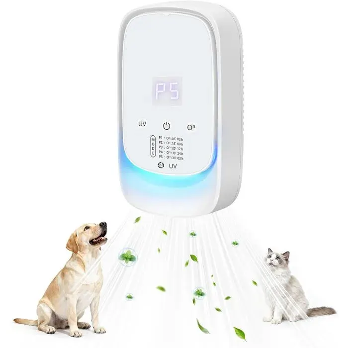 Purificateur DAir À LOzone Purificateur DAir Uv Avec Boîte À Parfum Pour Odeurs Fortes 99% Éliminateur DOdeurs Pour Litière