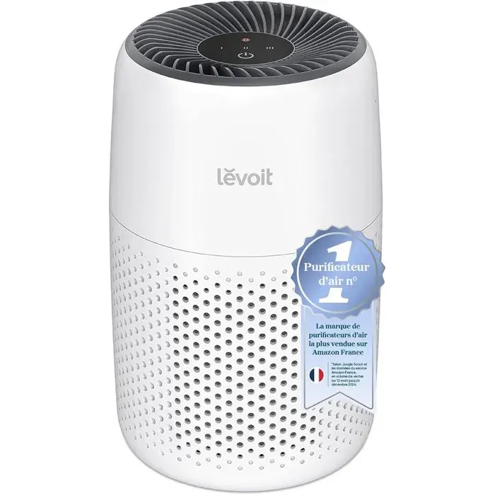 PURIFICATEUR DAIR - Cozy - Purificateur d’air chambre HEPA silencieux 22dB 7W 3 vitesses anti-allergies/odeurs