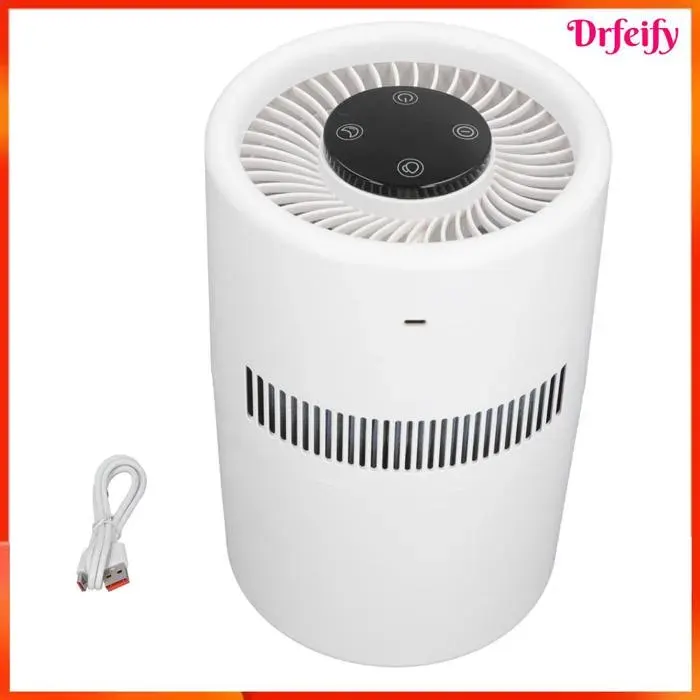 Purificateur dair et humidificateur - AKOZON - 4L - Grande capacité - Silencieux - Rechargeable USB
