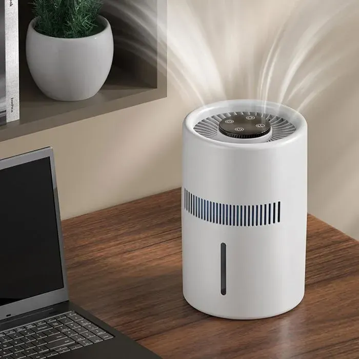 Purificateur DAir et Humidificateur Combo Tout en un pour la Chambre 4L Calme 2 en 1 les Bureaux et les