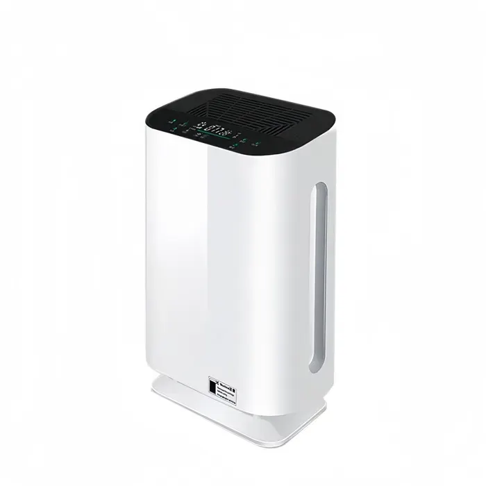 Purificateur dAir Intelligent 4 Filtres Anti-Formaldéhyde PM2.5 3 Vitesses + Auto 40-60m² Blanc