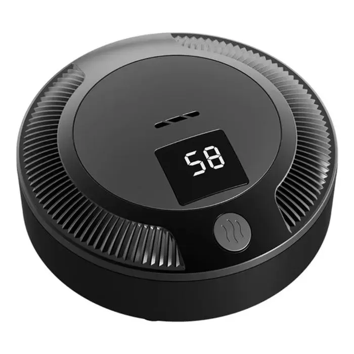 Purificateur dair portable–Avec affichage LED numérique-2 modes– Pour voiture=Silencieux 30 dB bureau et maison – Noir