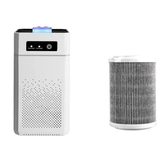 Purificateur DAir Portable USB avec Filtre DAromathérapie Anti-Odeurs de Fumée avec Filtre Remplaçable pour la Maison la