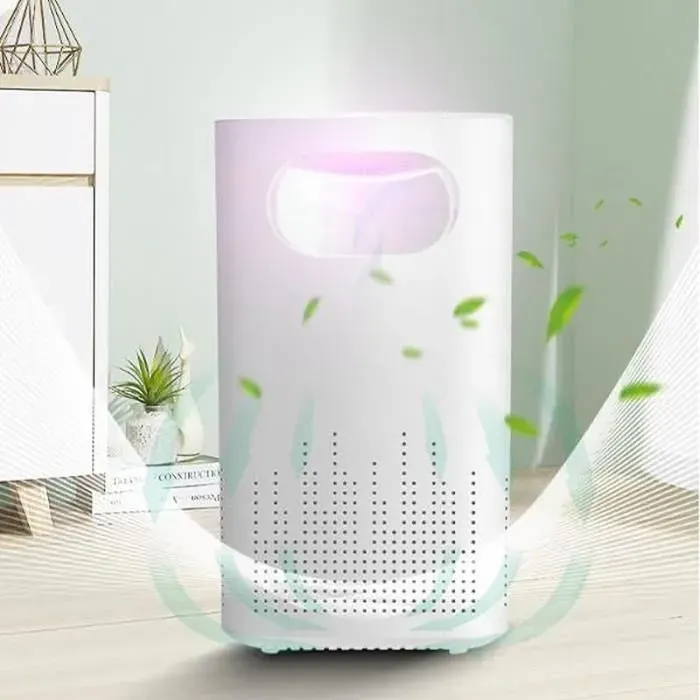 Purificateur dair - ZHUODIKE - Filtration HEPA - Silencieux - Aromathérapie - Élimination des odeurs