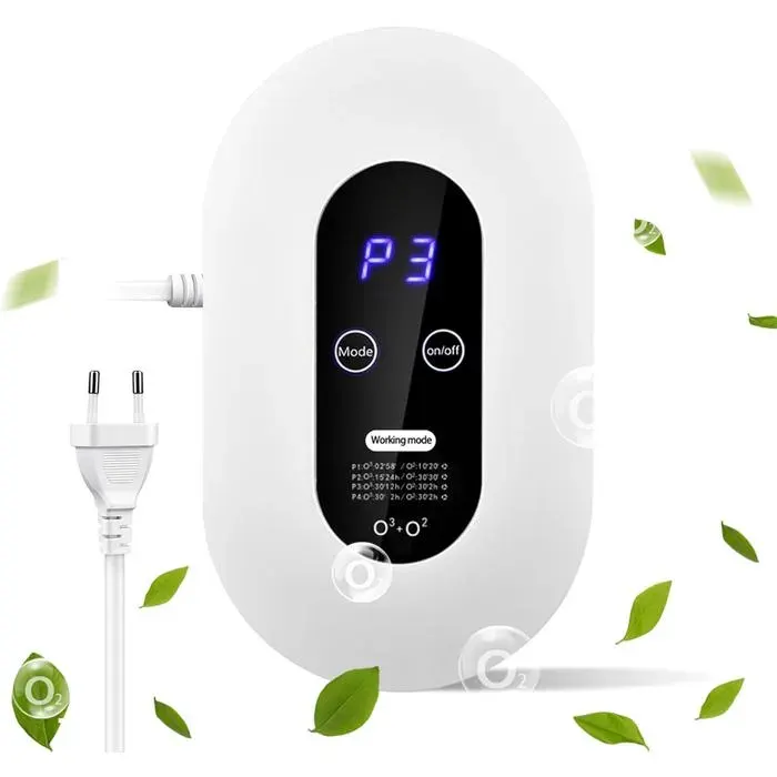 Purificateur dairMini Purificateur dAir à lozone avec 4 Modes pour chambre salle de bain animaux domestiques