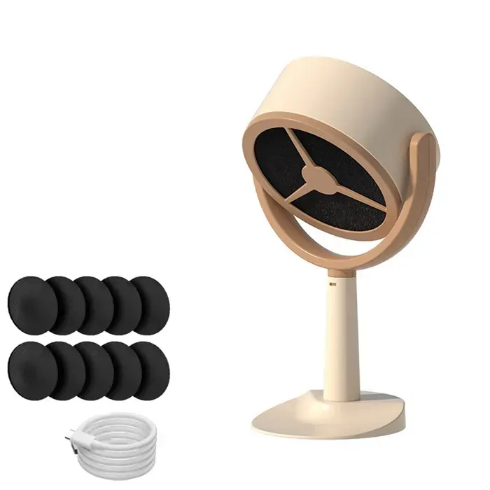 Purificateur de Fumée Portable Ventilateur DExtraction de Cuisine Portable Hottes de Bureau Ventilateur DExtraction Amovible et