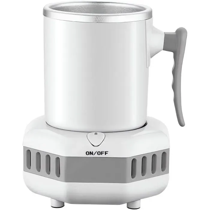 Quick Cooling Mug Blanc - Refroidisseur de Boisson Électrique Portable Mini été Machine à Glaçons Café Bière Cola