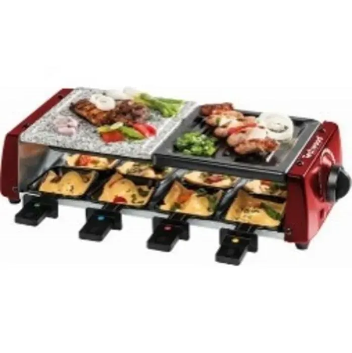 RACLETTE 8 GRILL/PIERRE DE CUISSON TECHWOOD
