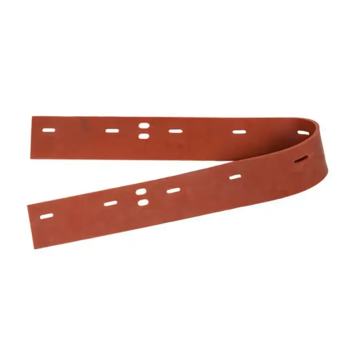Raclette arrière - Adiatek Baby - Floorpul Onyx 35 B-E-Li - Para 33 Shore - 556 x 39 x 3 mm - Rouge