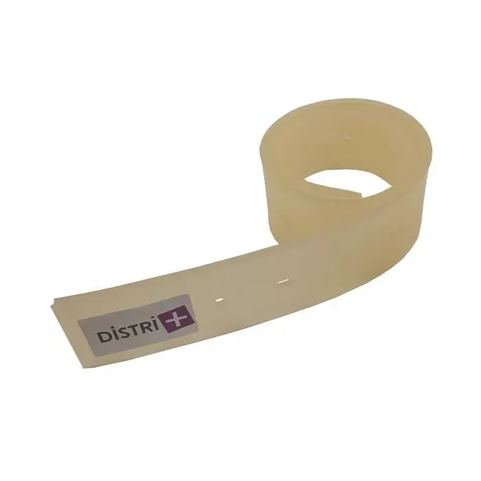 Raclette arrière - DISTRI+ - Compatible Taski Swingo 1250/1255/955 - 856 mm - Polyuréthane - Beige