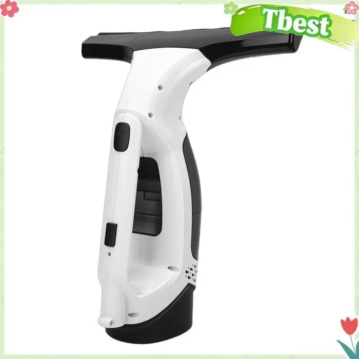 Raclette daspiration de fenêtre nettoyeur de vitres électrique portatif avec manche télescopique et flacon pulvérisateur pour
