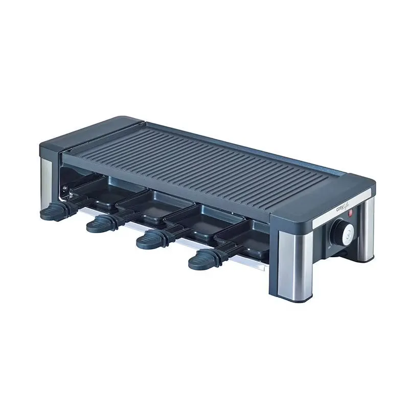 Raclette & Grill/pierre Cosylife 8 Personnes Cl-r8pssdcs — coloris INOX