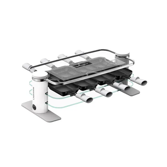 Raclette Lagrange 8 Transparence® 079801 1000 W Blanc et Gris — vue 3