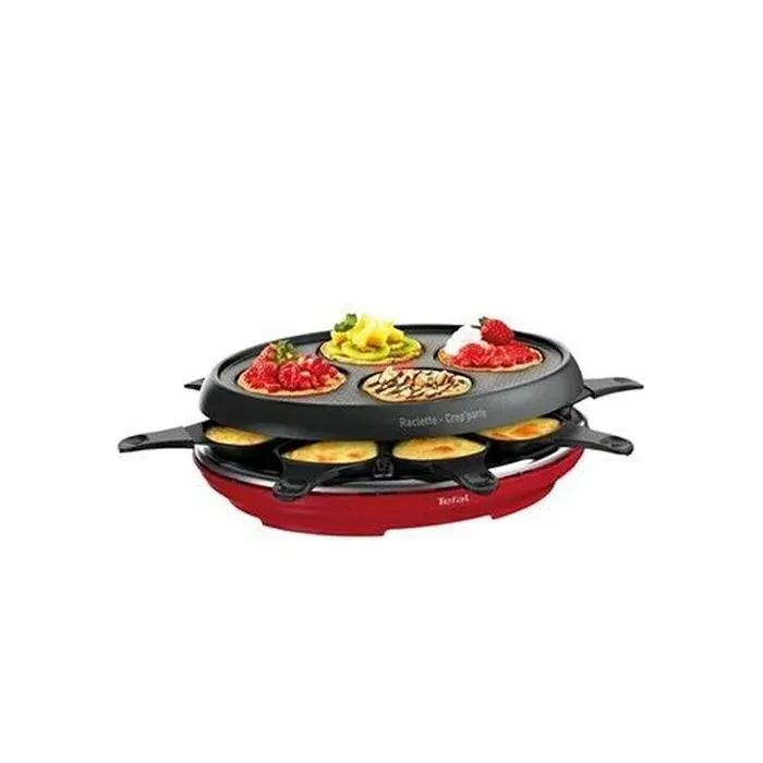 Raclette Tefal COLORMANIA 8 Personnes + Fonction Crêpière RE310512 — vue 2