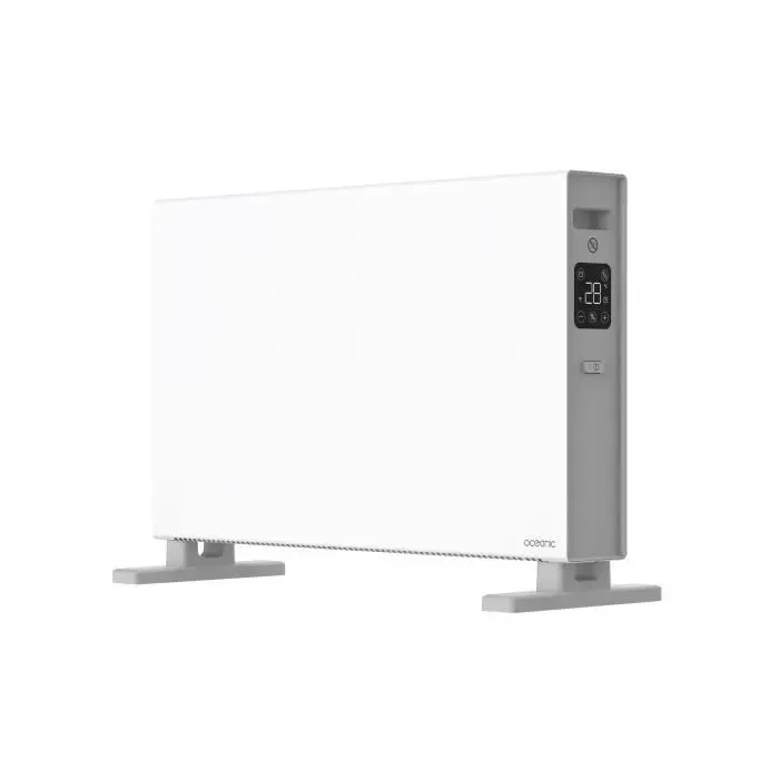 Radiateur convecteur électrique mobile - OCEANIC - 2000 W - 2 puissances - Blanc mat