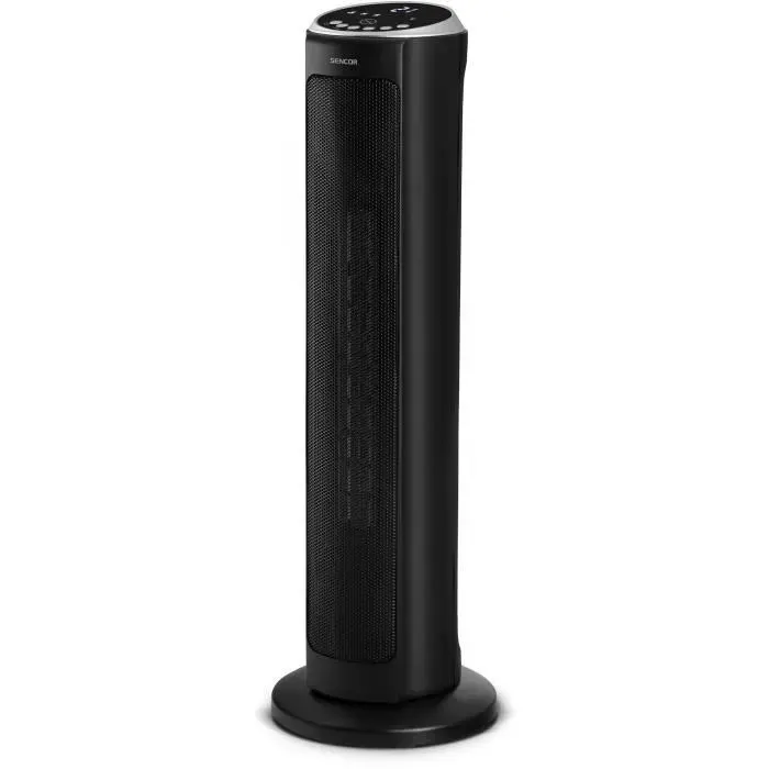Radiateur tour en céramique - SENCOR - SFH 8990BK - Jusquà 2000 W - 3 modes - 24 m² / 60 m³ - Télécommande - Noir