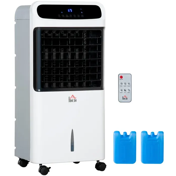 Rafraîchisseur d’air mobile - ROLIPO - 4 en 1 - Ventilateur/Humidificateur - 12 L - Sans évacuation