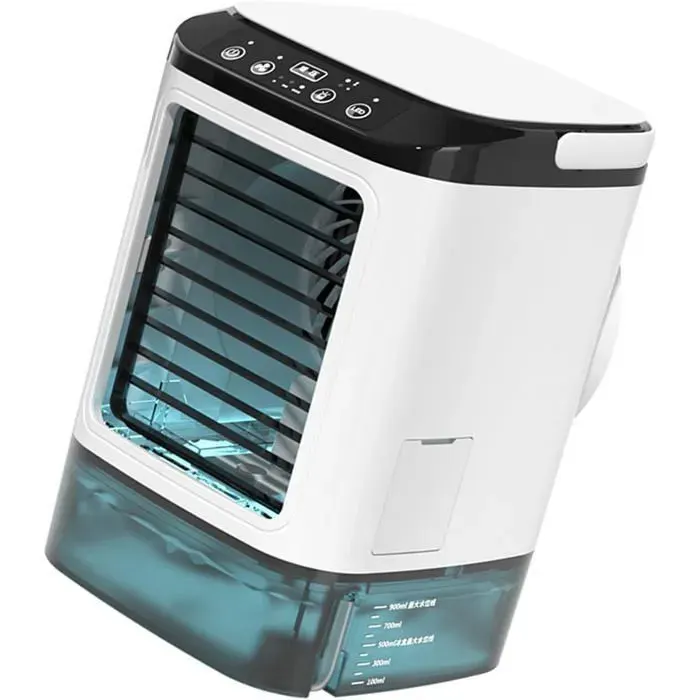 Rafraîchisseur dair portable - Évaporation humidificateur LED 7 couleurs