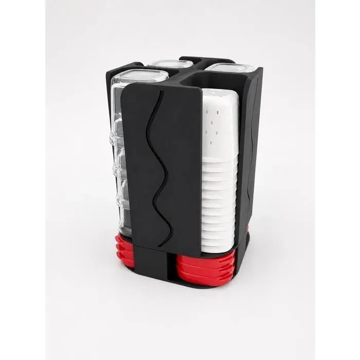 Rangement pour 12 Pots 12 couvercles et 12 Paniers fromage blanc Yaourtière SEB Multidélices