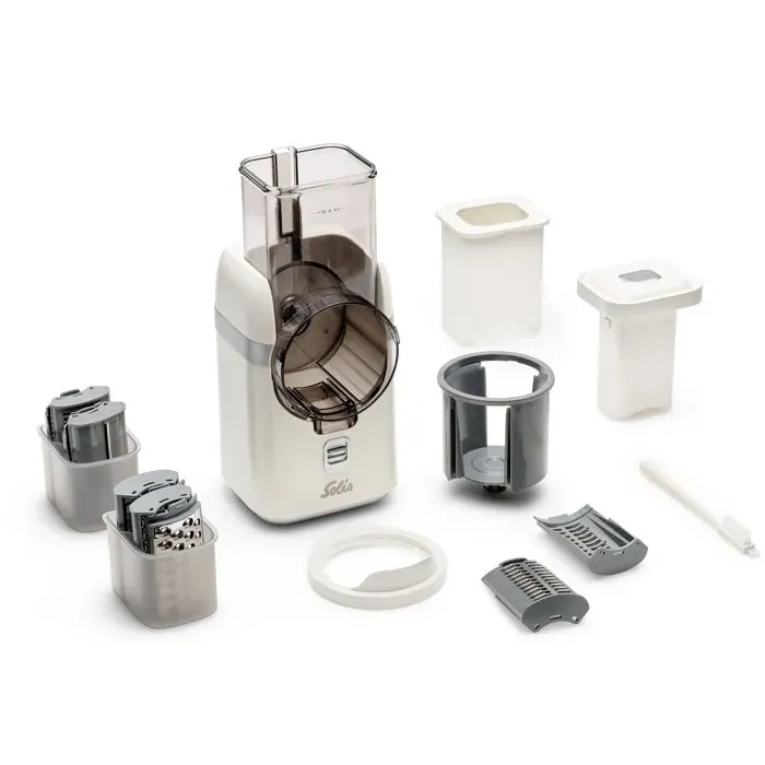 Râpe à légumes électrique - multifonction - SOLIS - Multi Slicer 8402 - Sans BPA - 5 lames interchangeables - 80 W