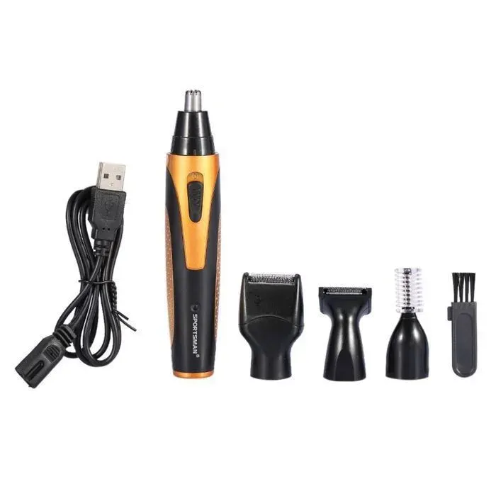 Rasoir 4 en 1 tondeuse - COCOSITY - Rechargeable - Coupe Barbe Nez Oreilles Tempes et Sourcils pour hommes