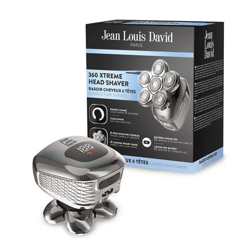 Rasoir cheveux électrique Jean Louis David 360 Xtreme Gris