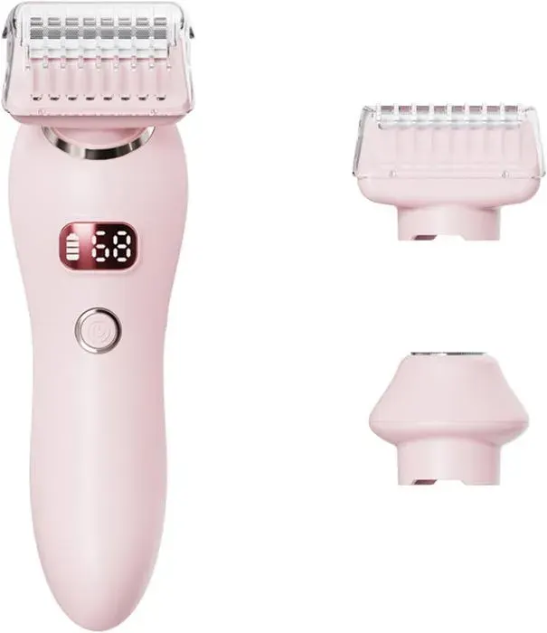 Rasoir électrique 2 en 1 pour femme adapté au visage au corps aux jambes aux aisselles aux bras humide et sec étanche