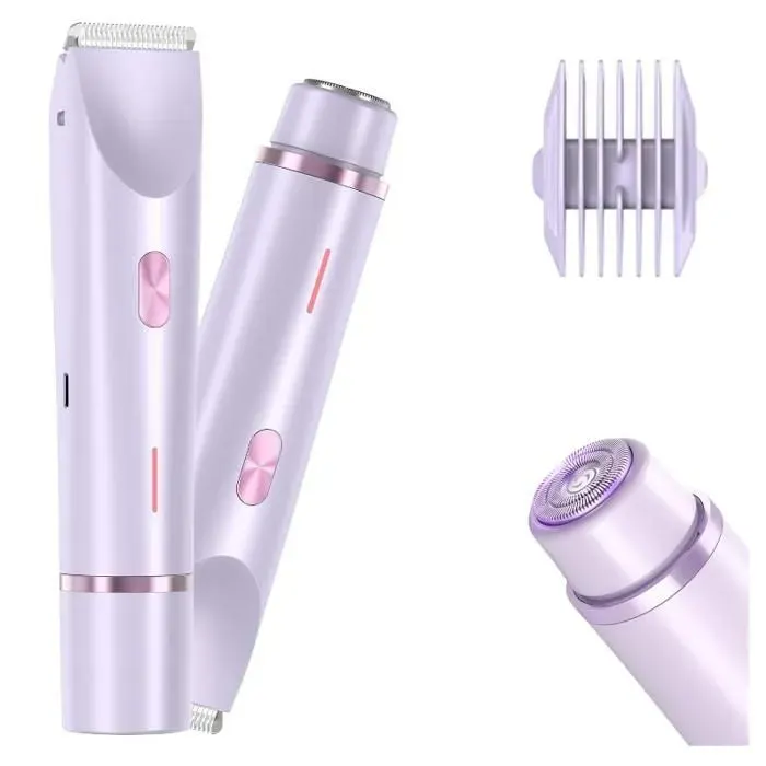 Rasoir électrique 2 en 1 pour femme Rasoir Electrique Femme Rasoir életctrique rechargeable pour femme Rechargeable Rasoir.