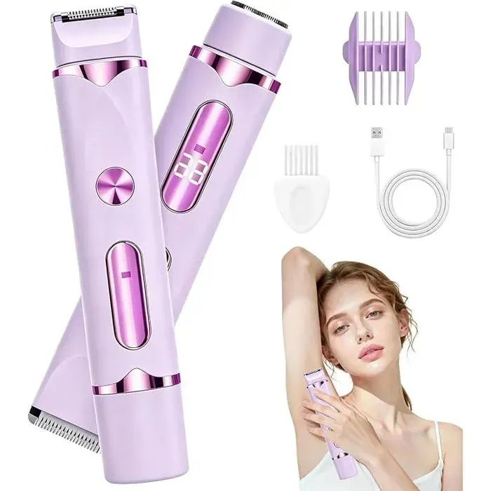 Rasoir électrique 2 en 1 pour femmeRasoir Electrique Femme2 en 1 Rasoir Electrique FemmeRasoir életctrique rec RASOIR ELECTRIQUE