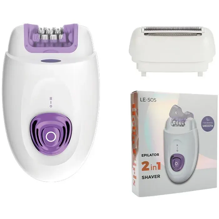 Rasoir électrique 2 en 1 pour femmes-Épilateur pour femmes-Tondeuse rechargeable-Épilateur pour femmes-pour lépilation avec