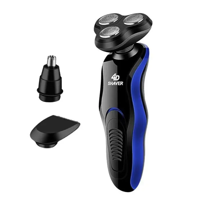 Rasoir électrique 4D HOMYL - Rasoir pour Hommes Rechargeable Sans Fil - Tête lavable - 50 min dautonomie