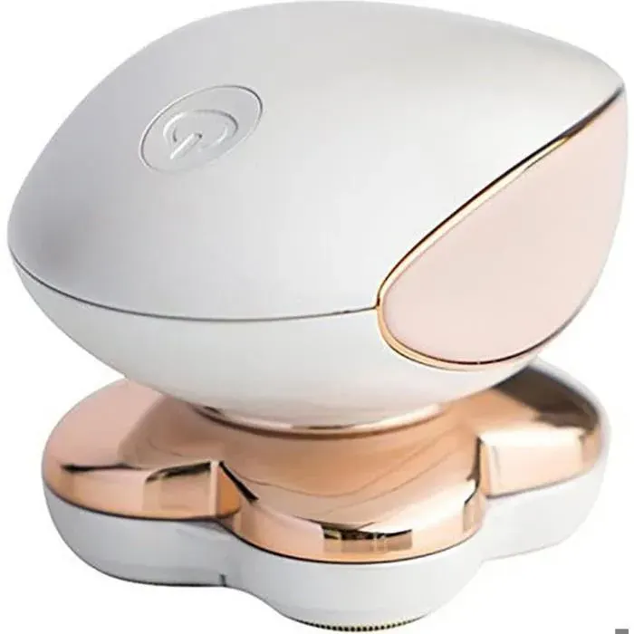 Rasoir électrique à 4 têtes rechargeable par USB étanche avec lumière LED pour femmes (jambes bras maillot et visage)