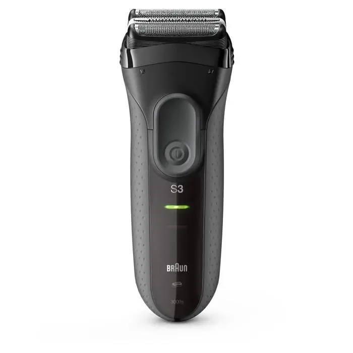 Rasoir électrique - BRAUN - 3000s - 45 min - Noir — coloris Noire