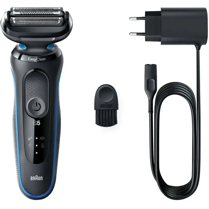 Rasoir électrique BRAUN Series 6 - Noir - Autonomie 60 minutes - Charge rapide 5 minutes