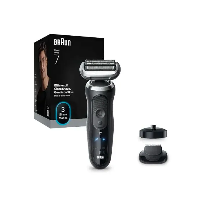 Rasoir électrique - BRAUN - Series 7 72-N4200cs - SkinFlex 360° - 3 lames flexibles - Étanche 60 min