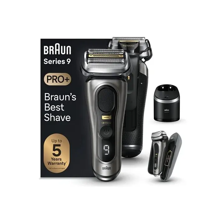 Rasoir électrique - Braun - Séries 9 9575cc - Tête lavable - Fonctionnement sans fil - Pour homme