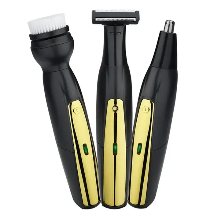 Rasoir électrique - FAMICAM - 3 en 1 pour homme multifonction rechargeable appareil pour les poils du nez rasoir à barbe pour le c