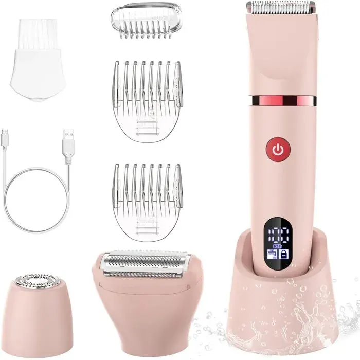 Rasoir Electrique Feminin Tondeuse Précise Pour Visage Et Zones Sensibles Tondeuse À Poils Corporels Pour Visage Jambes Aisselle