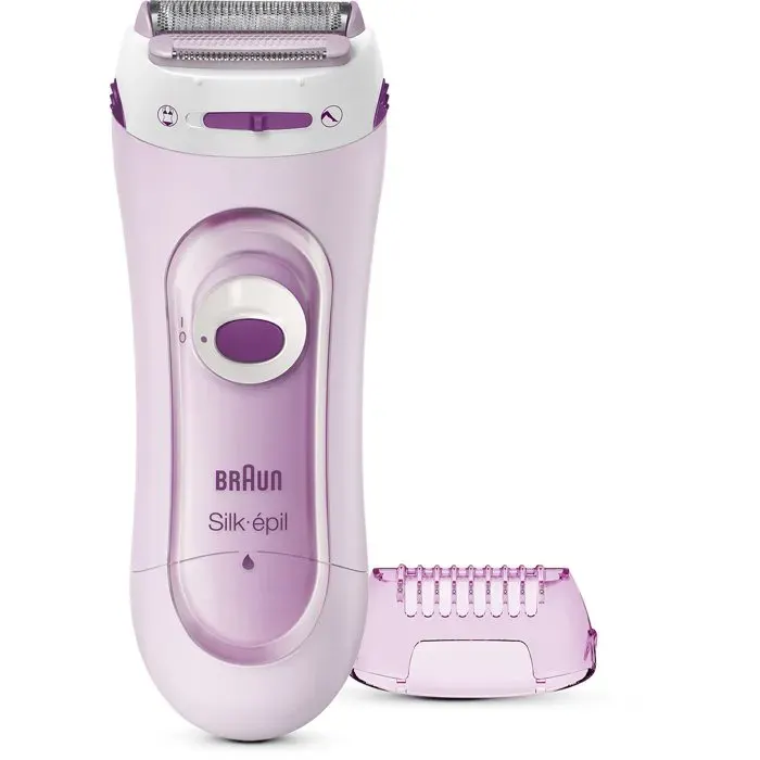Rasoir électrique femme - BRAUN - LS5100 - Sans fil - Tête arrondie - Zones sensibles