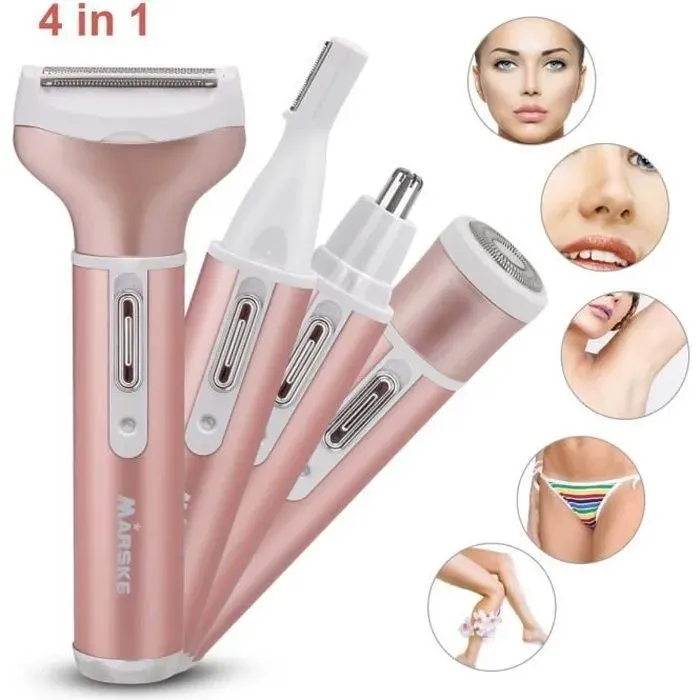 Rasoir Électrique Femme - CODREAM - 4 en 1 - USB Rechargeable - Imperméable