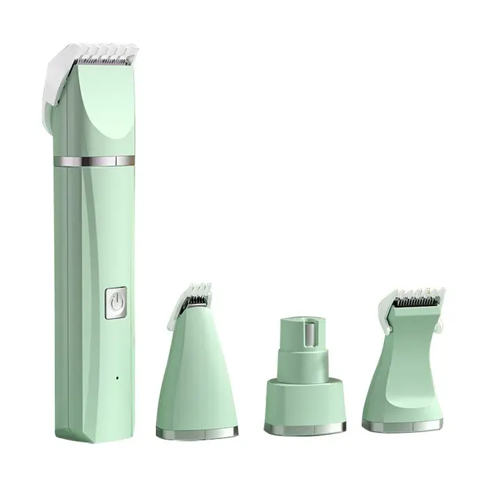 Rasoir Électrique Femme Rechargeable avec Lames Céramique Rasoir Wet & Dry pour Corps et Visage (Vert)