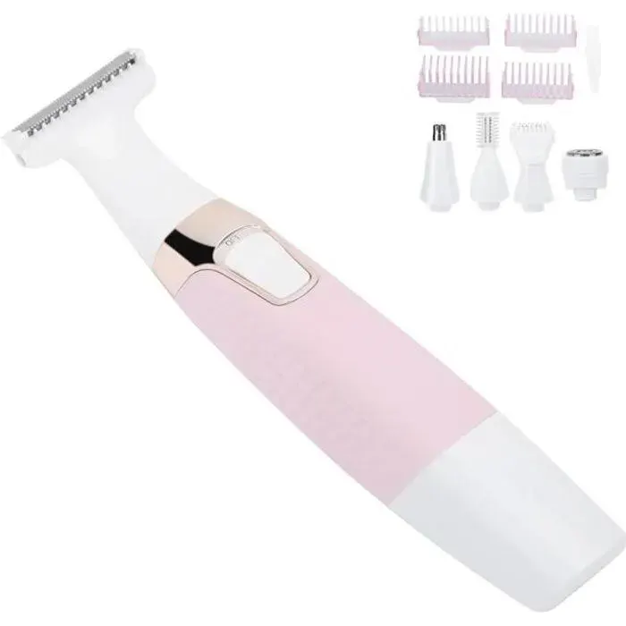 Rasoir Électrique Femme - VINGVO - Épilateur Rechargeable USB - Indolore - Hypoallergénique