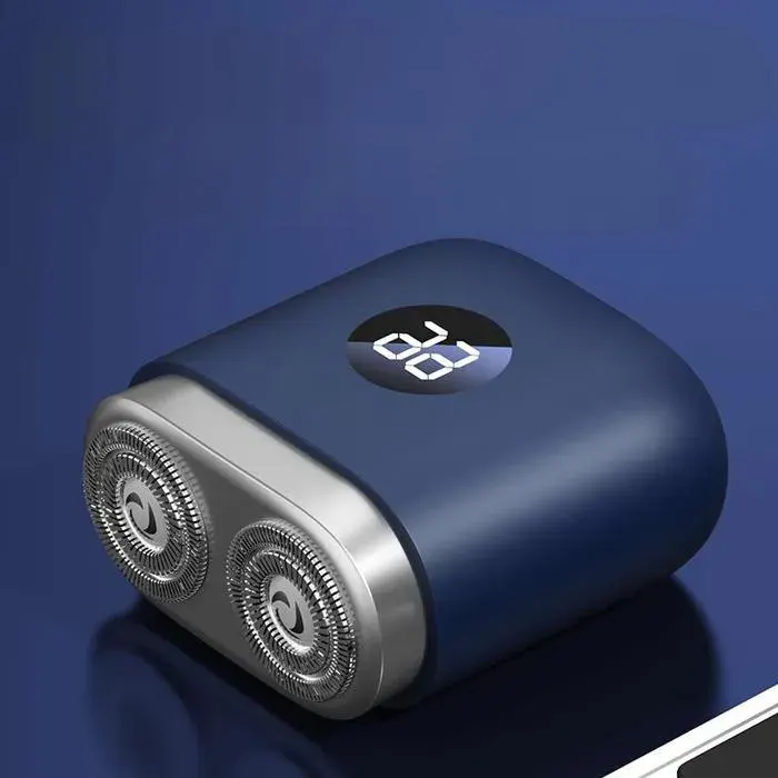 Rasoir électrique homme - ULISEM - Portable - Lames auto-affûtées - Rechargeable - Étanche - Affichage numérique